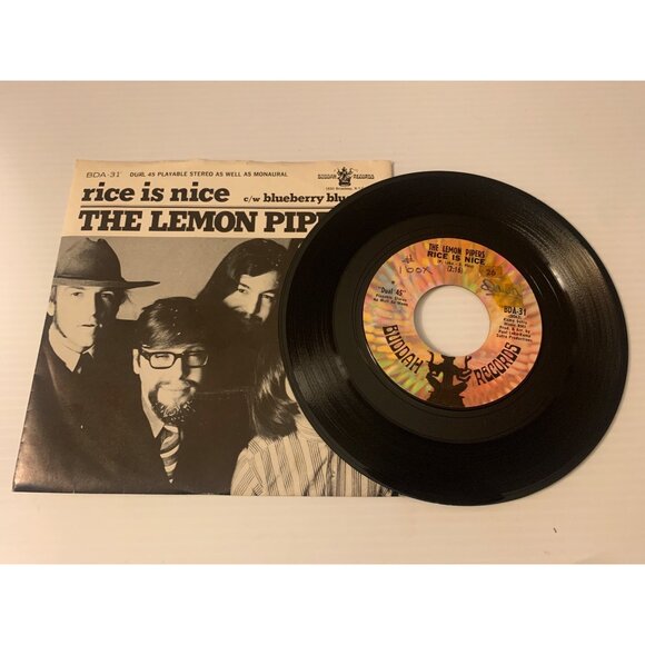The Lemon Pipers "Rice Is Nice" / "Blueberry Blue" 45 RPM Vinyl Record Buddah Re - Picture 5 of 5